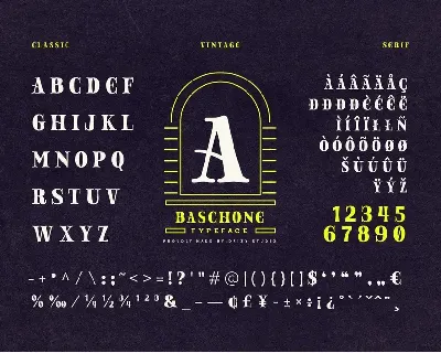 Baschone font