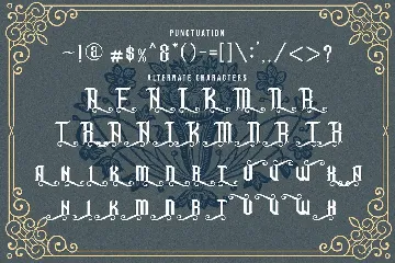 Bonwick Weaver - Victorian Display Font