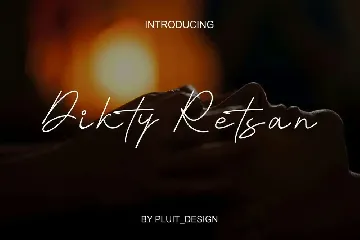 Dikty Retsan font