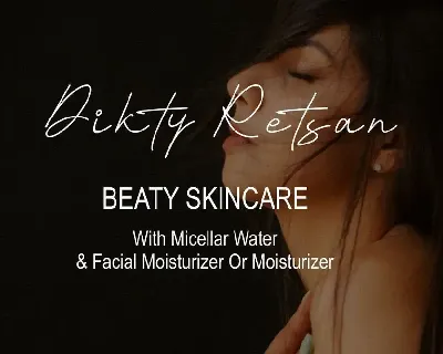 Dikty Retsan font