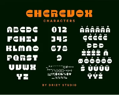 Cherevox font