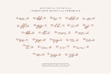 NCL Bique Kisty - Love Swash Wedding Script Font