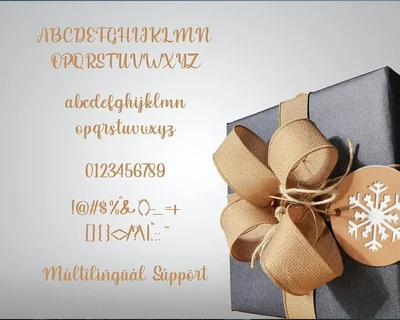 Golden Garland - Handwritten Font