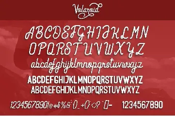 Volaroid - Font Duo
