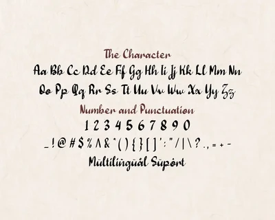 Rush Berry font