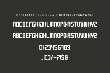 Danger Lines font