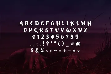 Zombicong - Horror Display Font