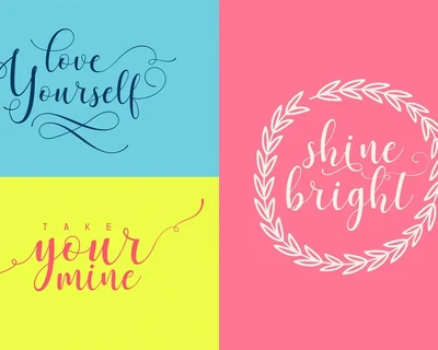 Asyiela Script Font Collection