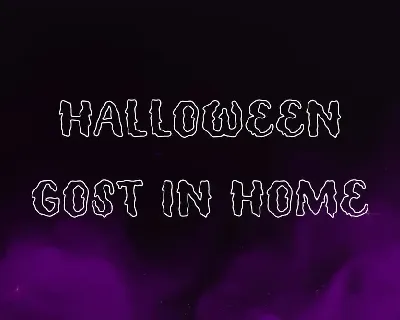 Trick or Track - Horror Display Font