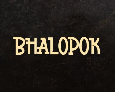 Bhalopok - Graffiti Font