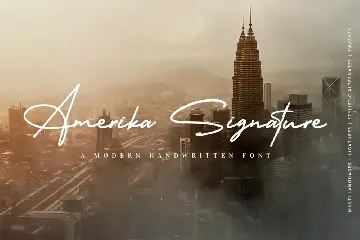 Amerika Signature font