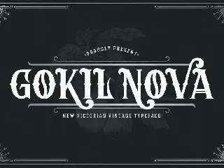 Gokil Nova - Victorian Style Font