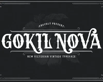 Gokil Nova - Victorian Style Font