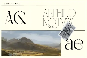 Black Aroug - Modern Font