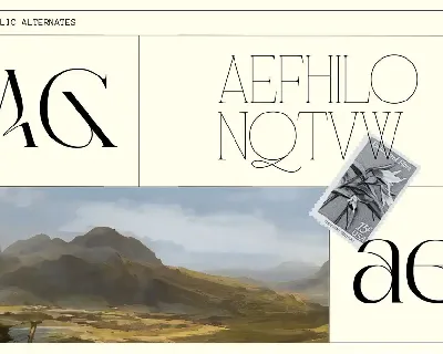 Black Aroug - Modern Font