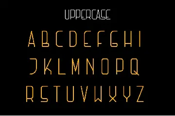 Amartha Line Art Typeface font