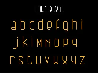Amartha Line Art Typeface font
