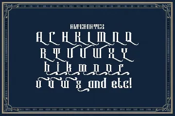 Rowney Kahfi - Victorian Style Font