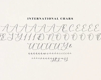 Gutierha Pattery Luxury Script Font