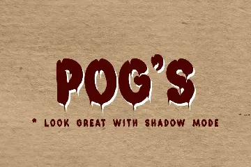 Pog's Halloween Font