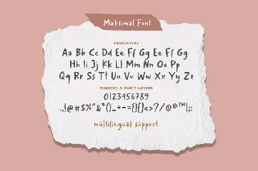 Maksimal Handwritten Font