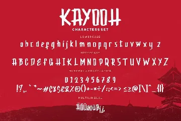 Kayooh Japanese Business Font