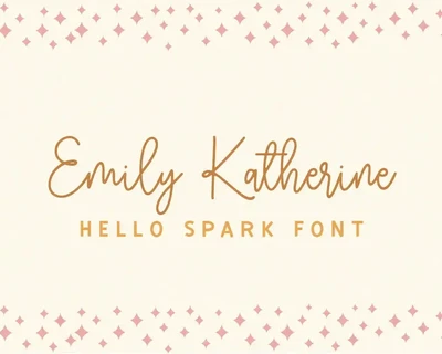 Hello Spark - Cute Font Duo