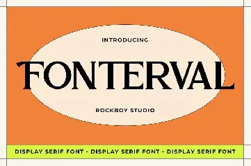 Fonterval - Display Serif Font