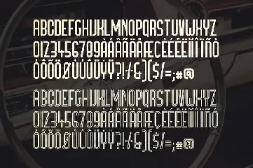 Bronco Typeface font