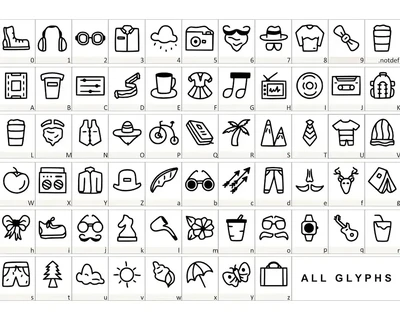 Life Style Dingbat font