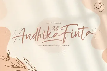 Andhika Finta - Handwritten Font