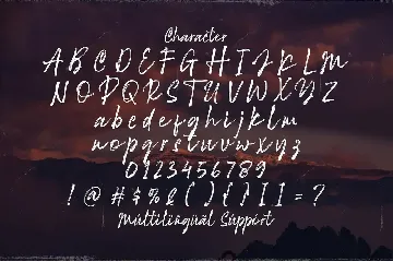 Rattu Aqilla - Textured Brush Font