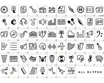 Melody Dingbat font