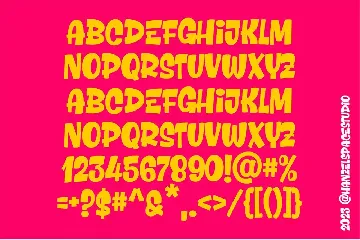 Richis Stiller - Playful Font