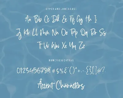 Seaside Handwriting Font