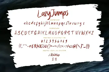 Lazy Jumps Sans Business Font