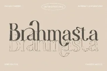 Brahmasta font