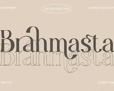 Brahmasta font