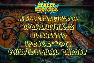 Street Breaker - Layered Graffiti Font