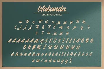 Wakanda font