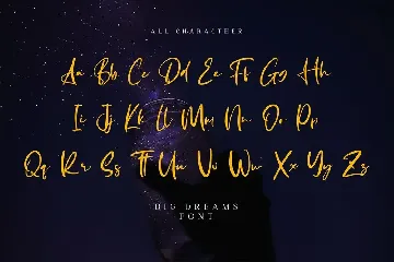 Big Dreams - Handwritten Font YR