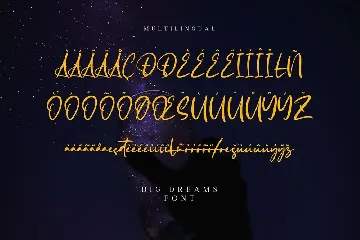 Big Dreams - Handwritten Font YR