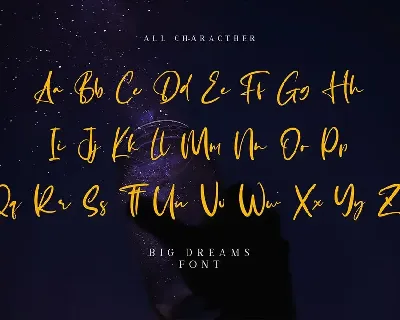 Big Dreams - Handwritten Font YR