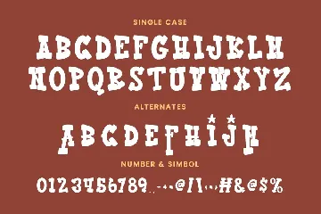 Emorical Typeface Western Display Font