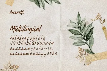 Amoretti - Handwriting Type font