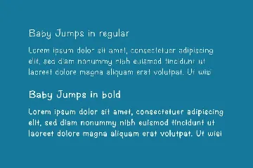 Baby Jumps - Hand drawn comic font