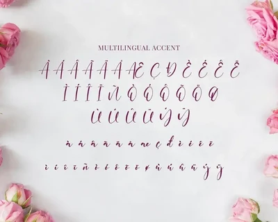 Saturated - Beautiful Script font