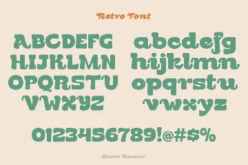 Gosen Bamer - Retro Font