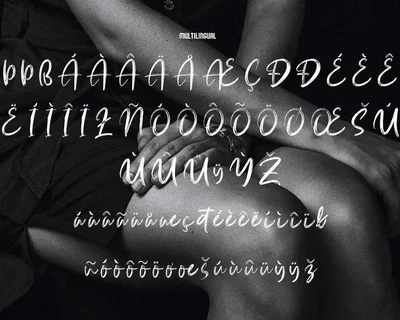 Creslina - SVG Brush Script Font YR