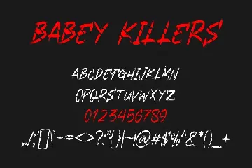 Babey Killers font